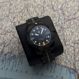 La Côte 44mm Black Steel Diver