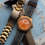 Nassau 44mm Bronze / Steel Diver