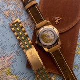 Pearl Diver 44mm Bronze & Seaglass