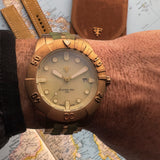 Pearl Diver 44mm Bronze & Seaglass