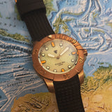 Pearl Diver II 44mm Bronze & Seaglass