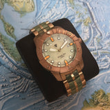 Pearl Diver II 44mm Bronze & Seaglass