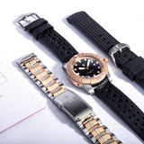 Kudmai - Bronze + Steel Case / Black Dial