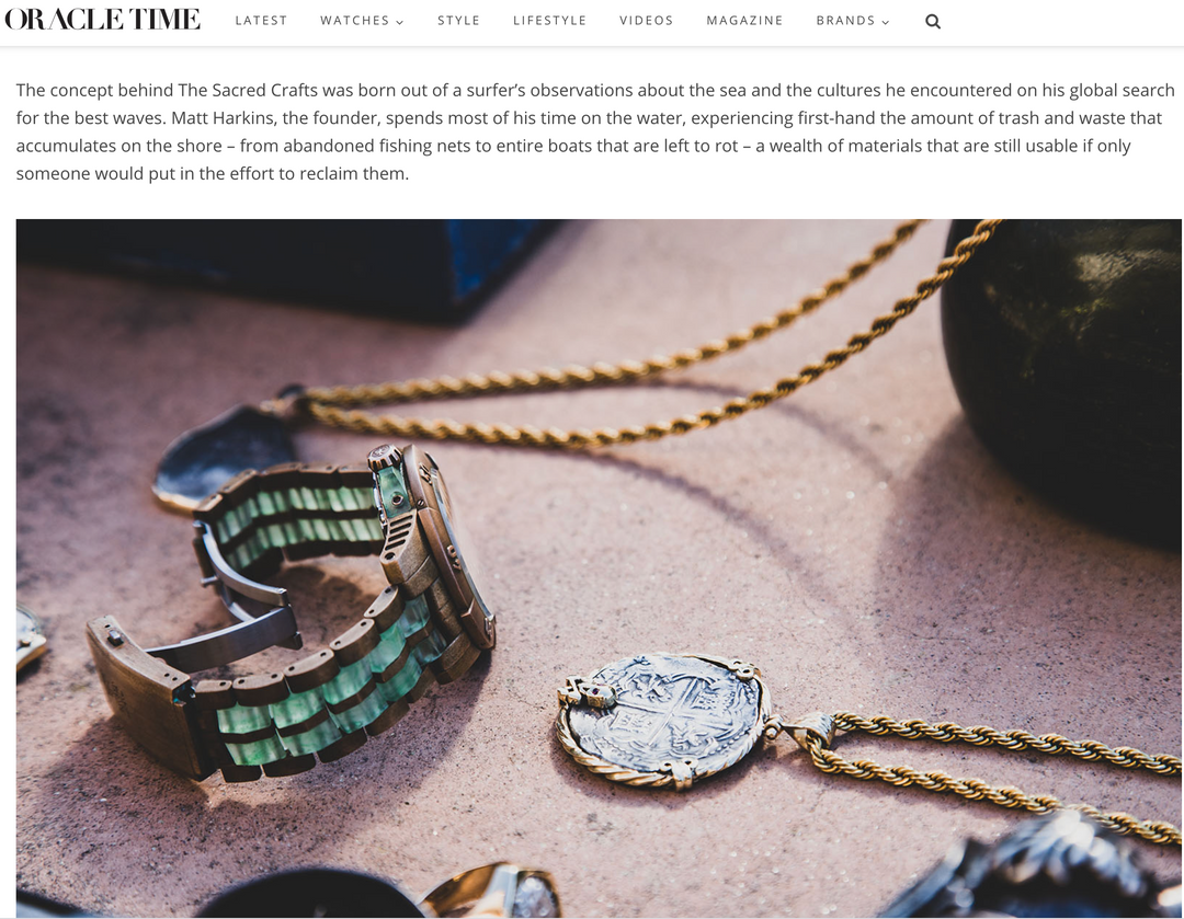 Featured in Oracle Time Magazine – THE SACRED CRAFTS